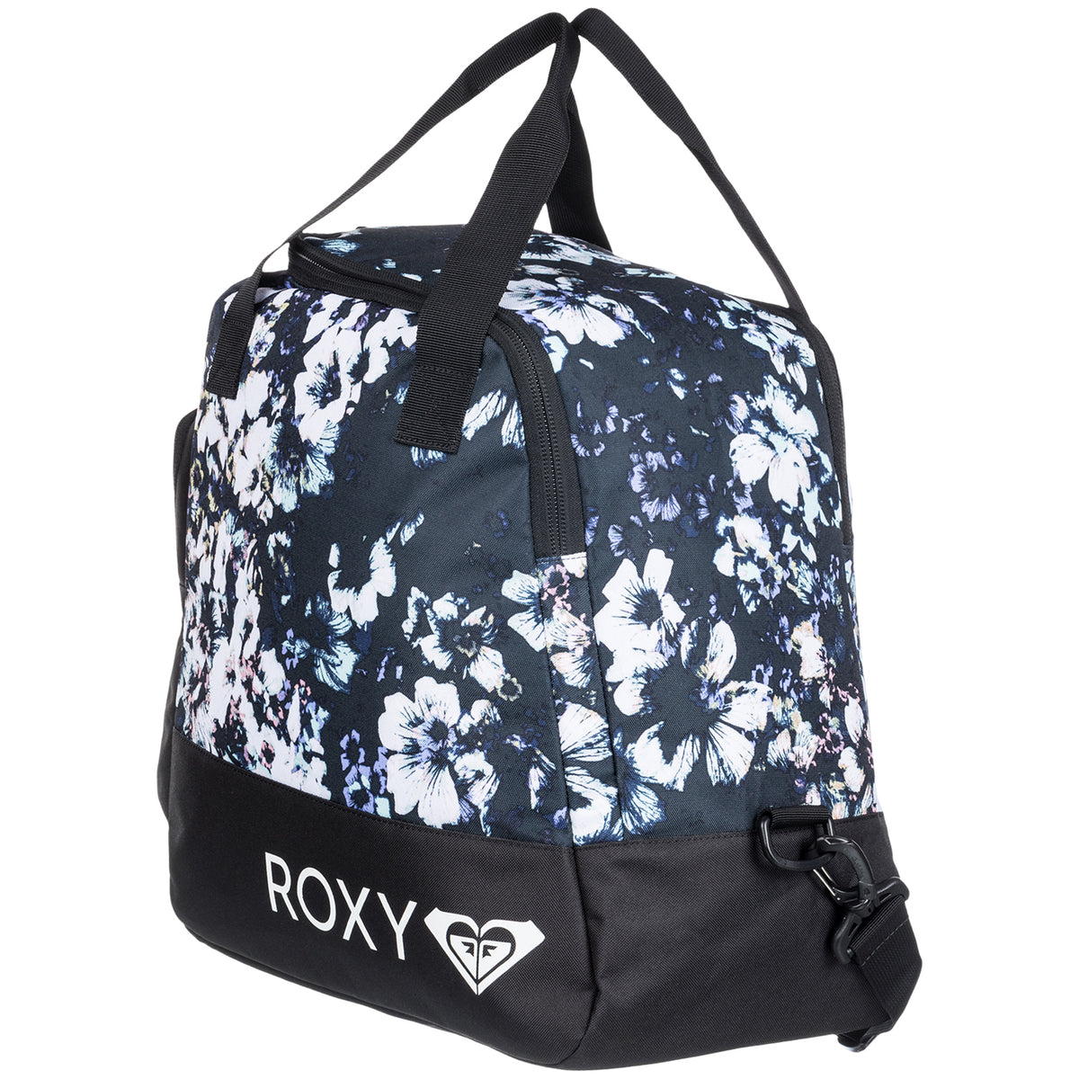 Roxy Northa Boot Bag - Women's True Black/Black Flowers
