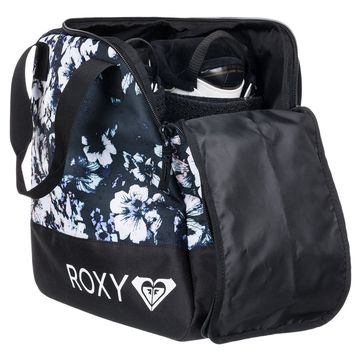 Roxy Northa Boot Bag - Women's True Black/Black Flowers