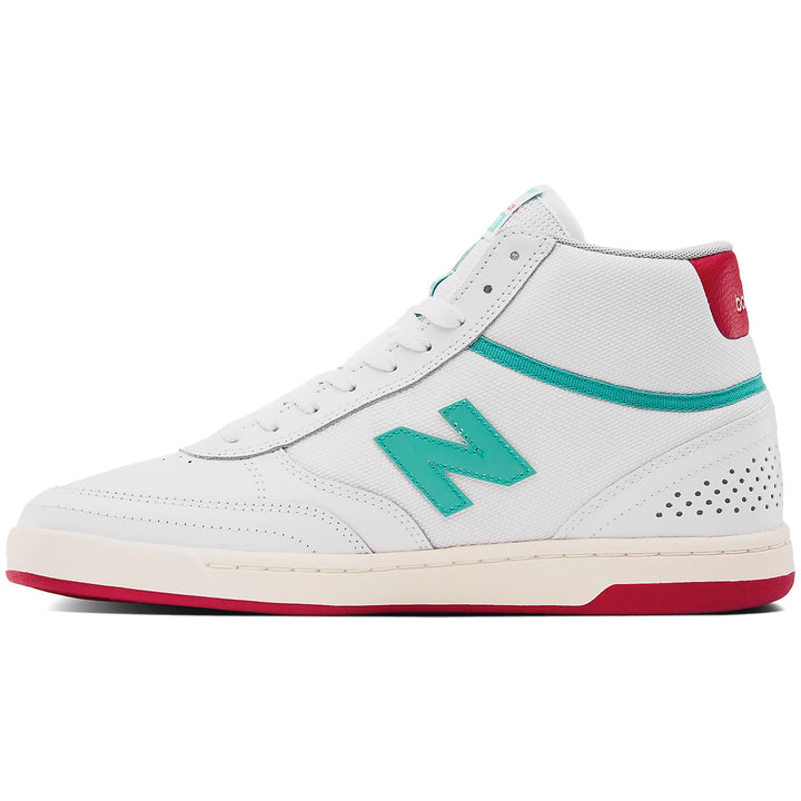 New Balance Numeric 440 High Tom Knox Shoes - Men's White/Teal