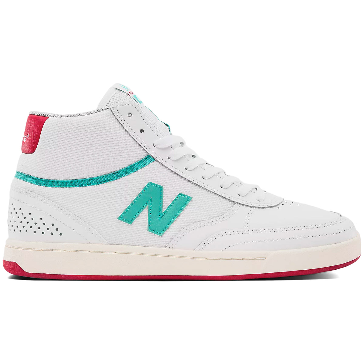 New Balance Numeric 440 High Tom Knox Shoes - Men's White/Teal