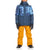 Quiksilver Mission Printed Block Jacket - Boys' Insignia Blue Quiet Storm