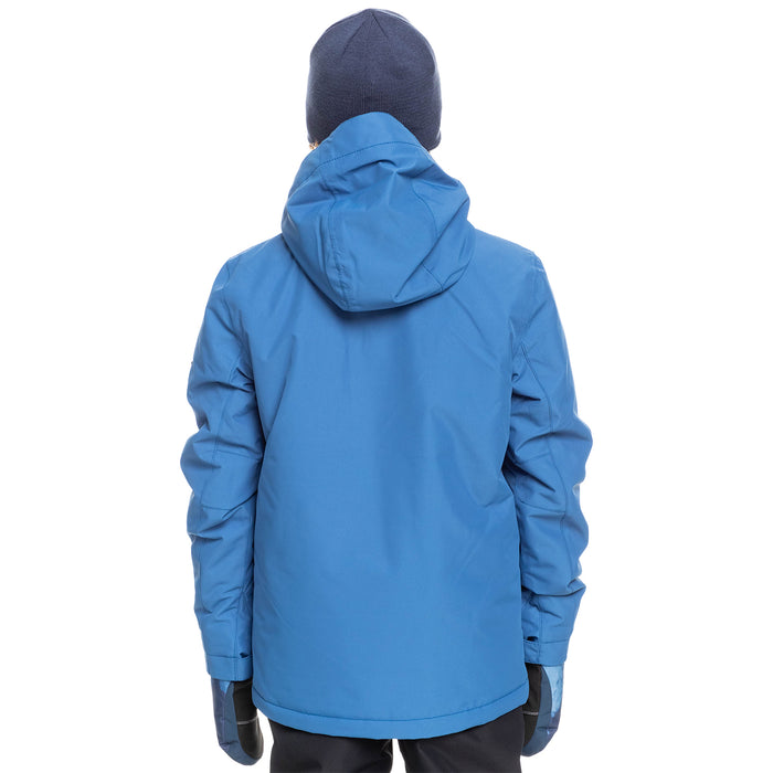 Quiksilver Mission Solid Jacket - Boys' Brght Cobalt