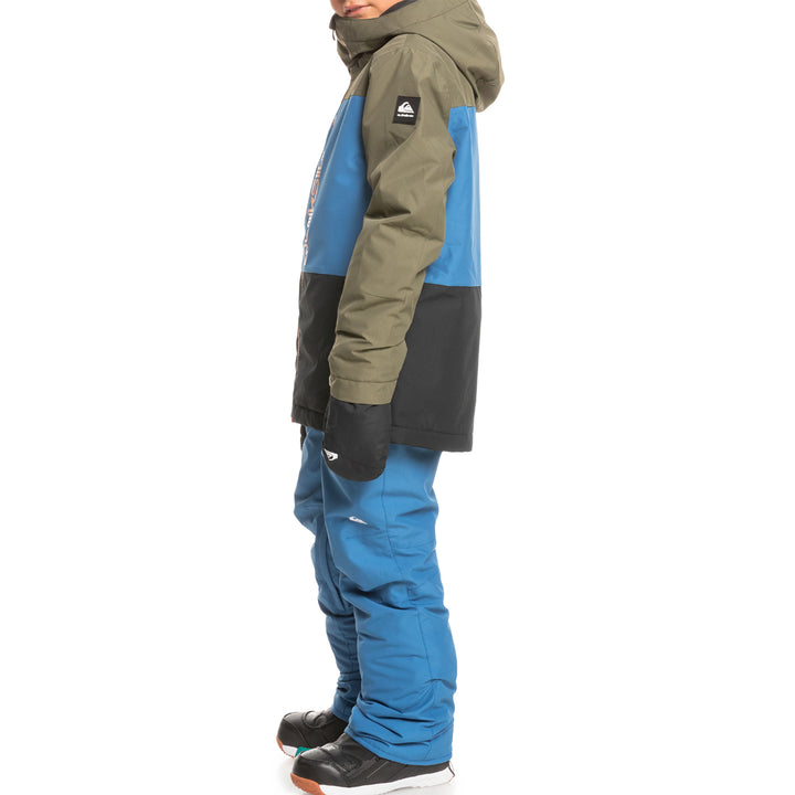 Quiksilver Side Hit Jacket - Boys' Grape Leaf