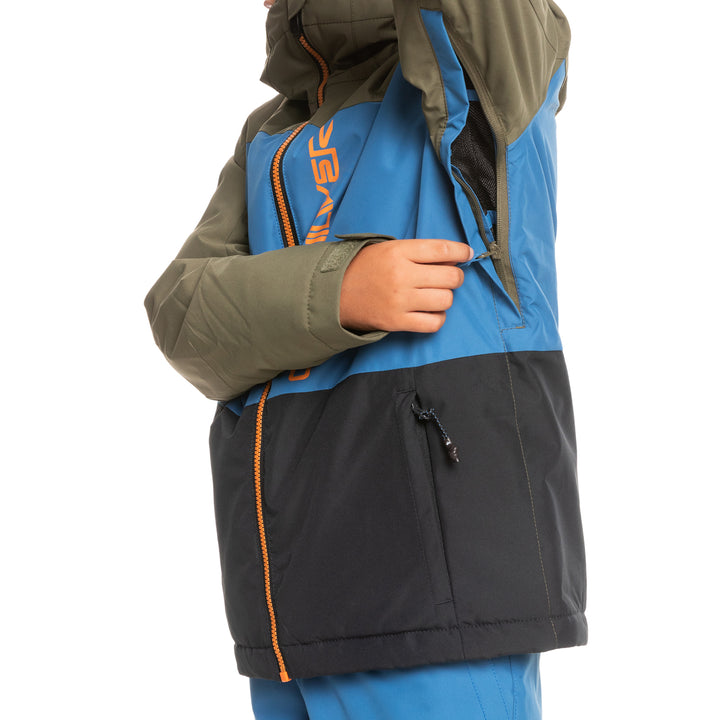 Quiksilver Side Hit Jacket - Boys' Grape Leaf