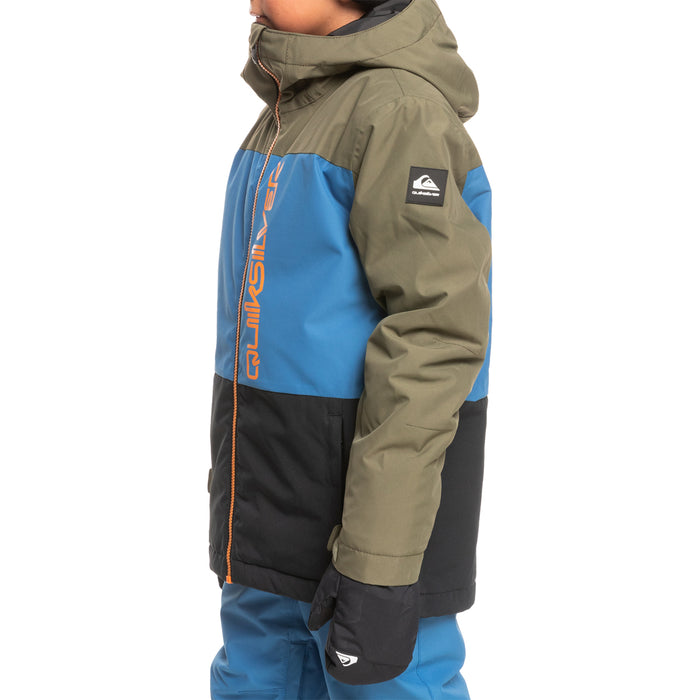 Quiksilver Side Hit Jacket - Boys' Grape Leaf