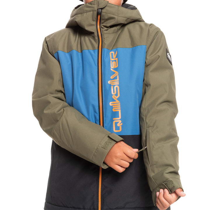 Quiksilver Side Hit Jacket - Boys' Grape Leaf