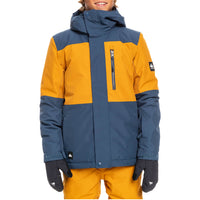 Quiksilver Mission Block Jacket - Boys' Insignia Blue::Insignia Blue