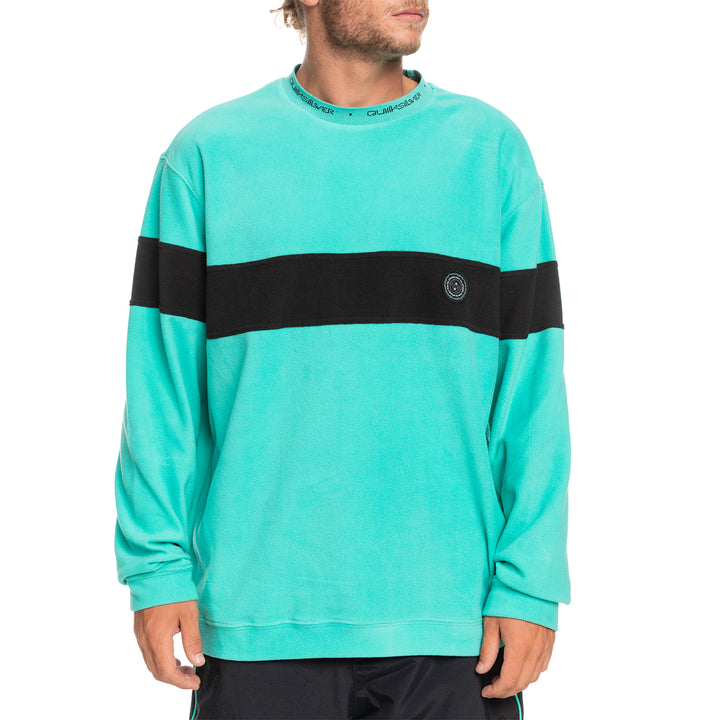 Quiksilver Flame On Fleece Top - Men's Pool Green