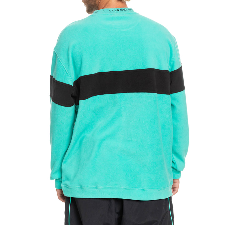 Quiksilver Flame On Fleece Top - Men's Pool Green