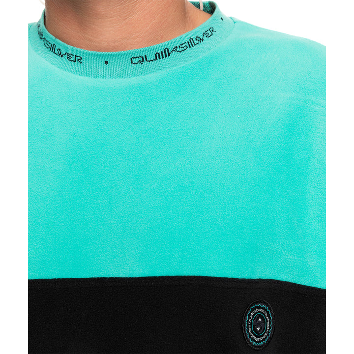 Quiksilver Flame On Fleece Top - Men's Pool Green