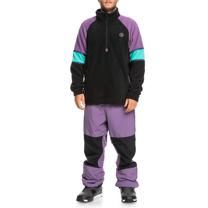 Quiksilver Powder Chaser Half-Zip Fleece - Men's True Black