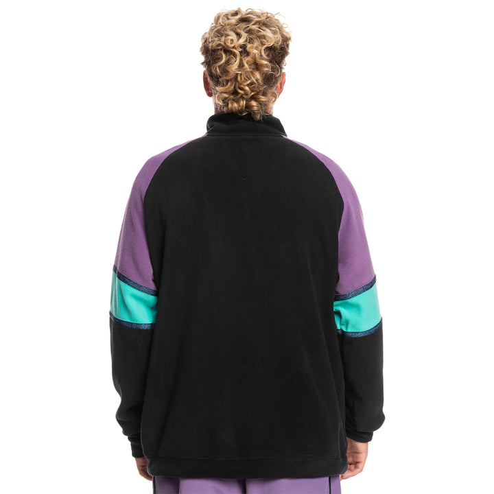 Quiksilver Powder Chaser Half-Zip Fleece - Men's True Black