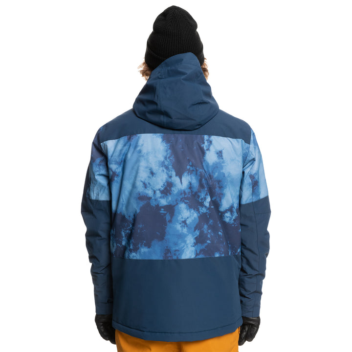 Quiksilver Mission Printed Block Jacket - Men's Insignia Blue/Quiet Storm