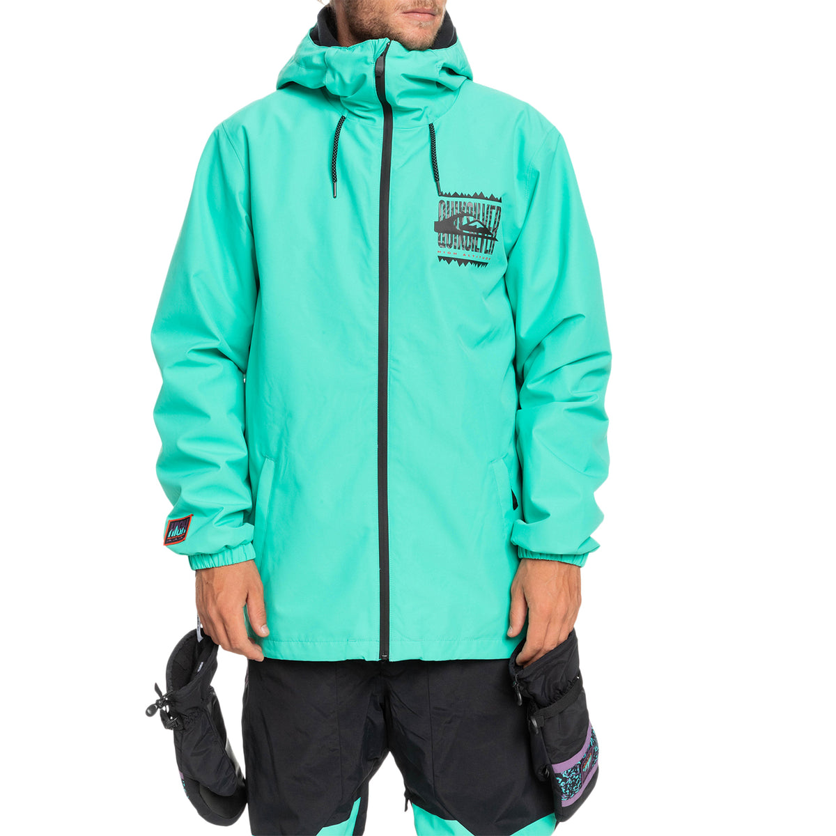 Quiksilver High In The Hood Jacket - Men's Pool Green
