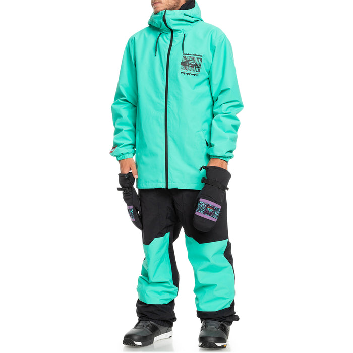Quiksilver High In The Hood Jacket - Men's Pool Green