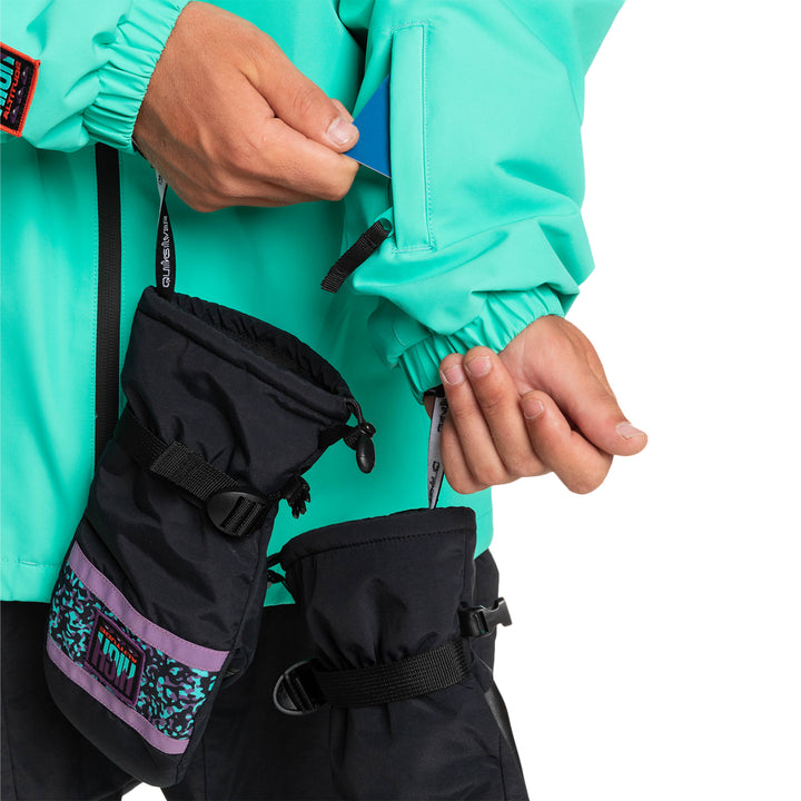 Quiksilver High In The Hood Jacket - Men's Pool Green