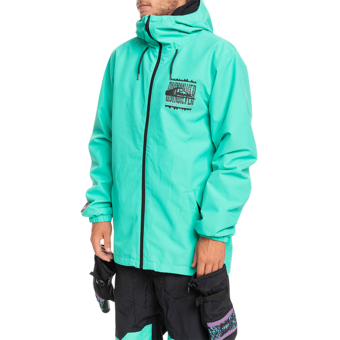 Quiksilver High In The Hood Jacket - Men's Pool Green