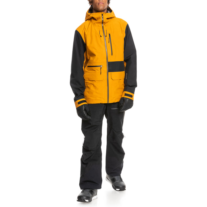 Quiksilver HighLine Pro S Carlson 3L GORE-TEX Jacket - Men's Buckthorn Brown