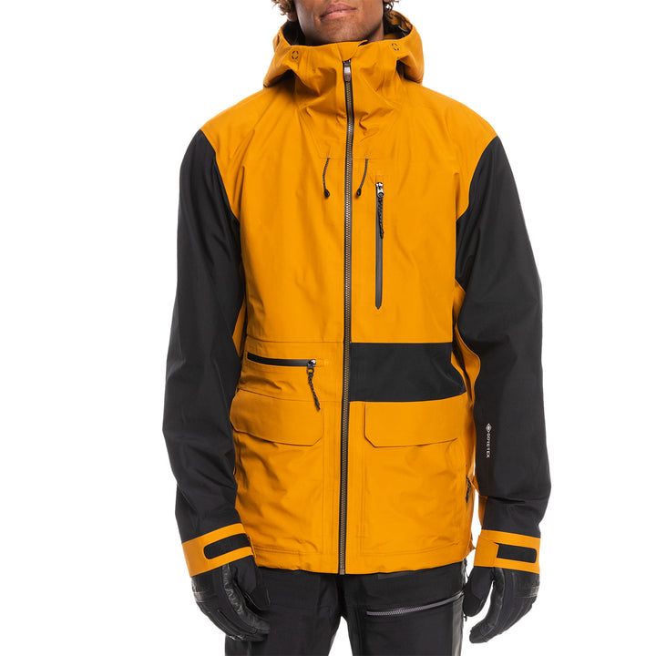 Quiksilver HighLine Pro S Carlson 3L GORE-TEX Jacket - Men's Buckthorn Brown