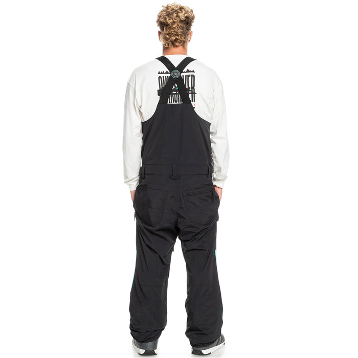 Quiksilver Fly High Bib Pants - Men's True Black