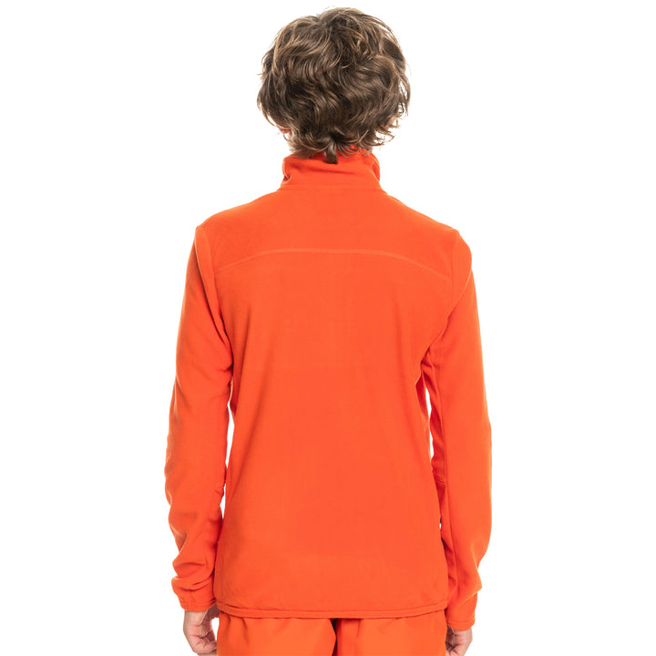 Quiksilver Aker Half Zip Fleece - Boys' Pureed Pumpkin