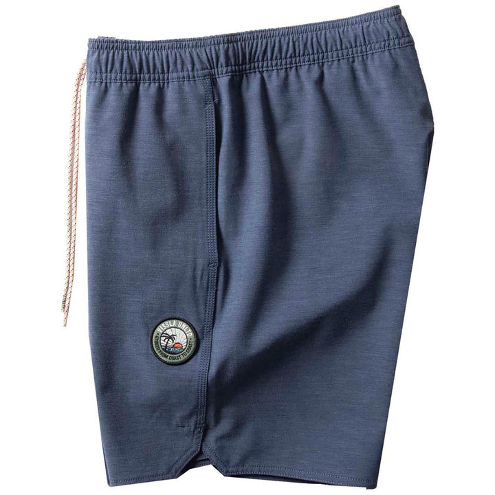 Vissla Solid Sets 17.5" Ecolastic Trunks - Men's Dark Denim