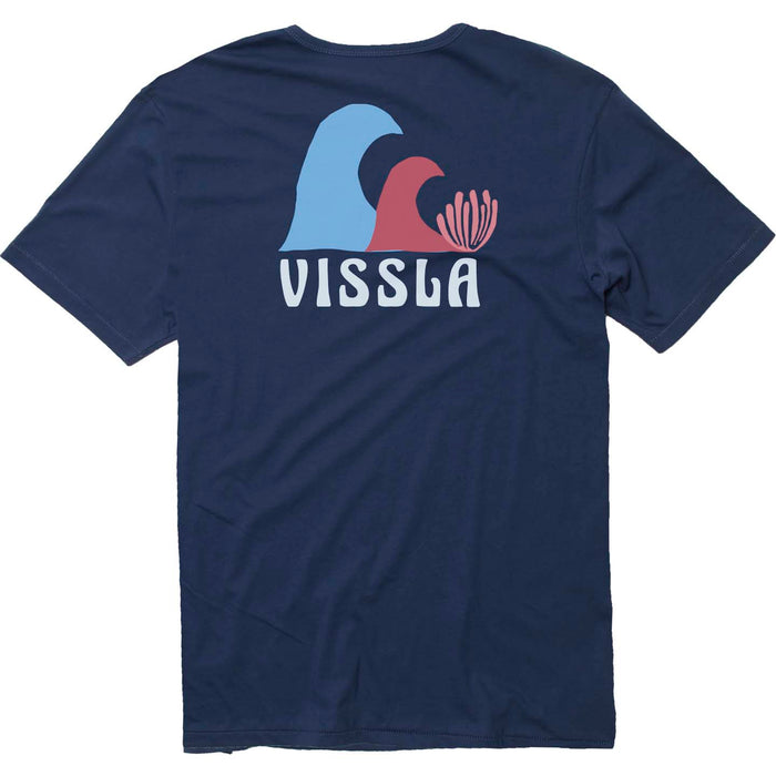 Vissla The Isle Organic T-Shirt - Men's Dark Denim