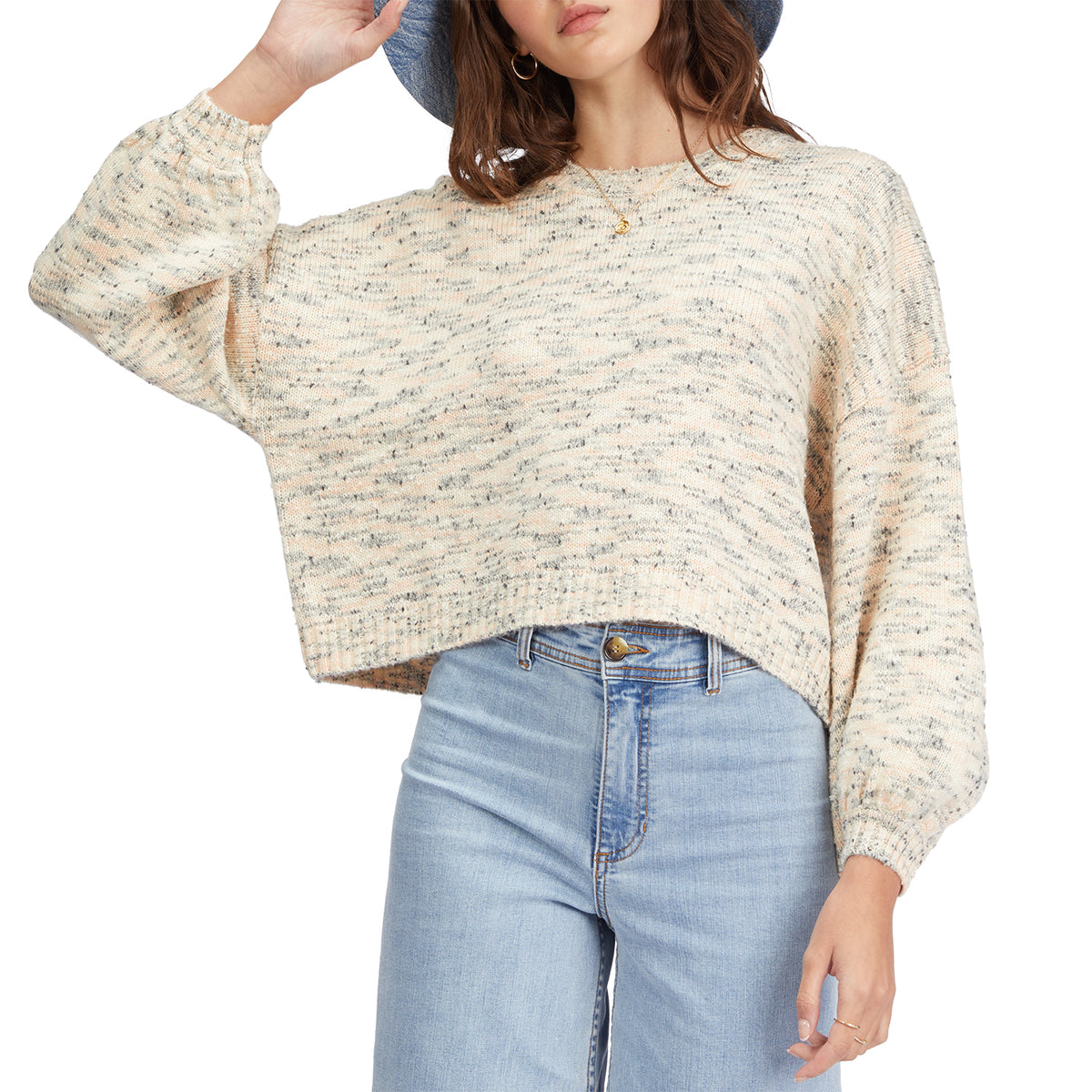 Billabong Party Wave Sweater - Women's Antique White