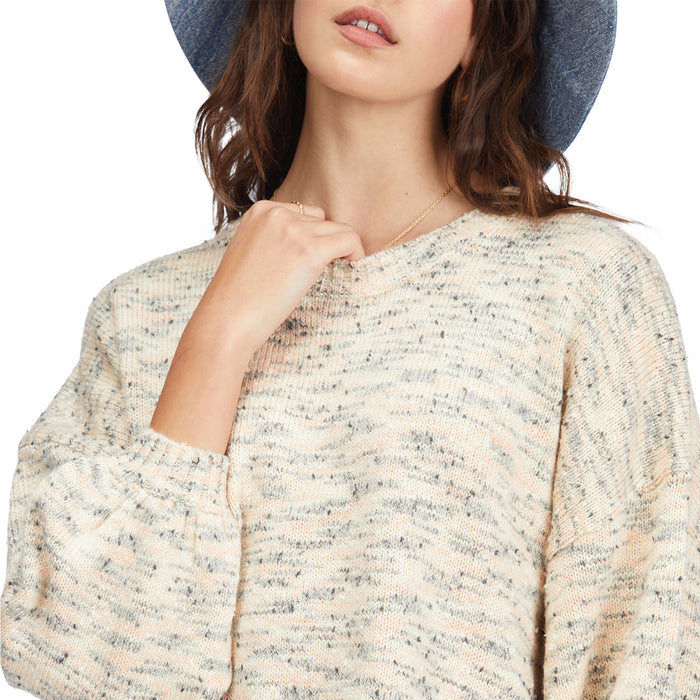 Billabong Party Wave Sweater - Women's Antique White