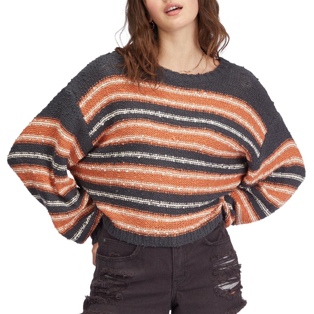 Billabong Shes A Trip Sweater - Women's Off Black