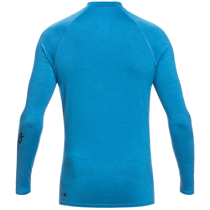 Quiksilver All Time Long Sleeve Rashguard - Boys' Vallarta Blue Heather