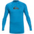 Quiksilver All Time Long Sleeve Rashguard - Boys' Vallarta Blue Heather