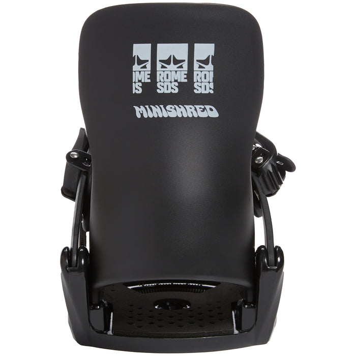 Rome Minishred Snowboard Bindings - Kids Black