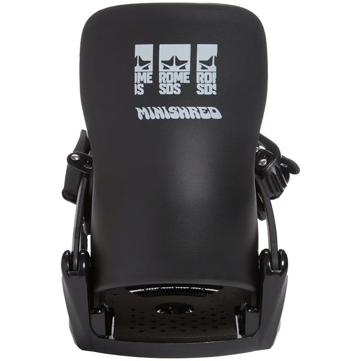 Rome Minishred Snowboard Bindings - Kids Black