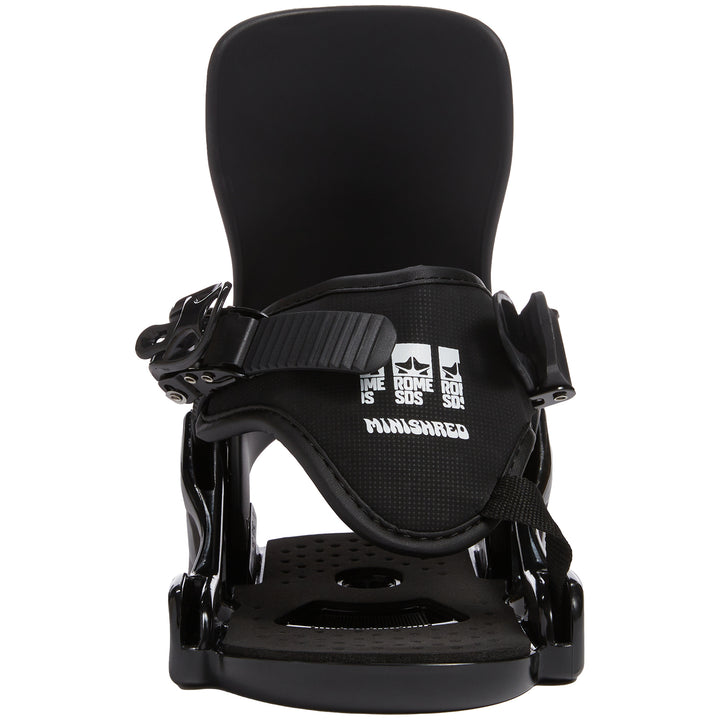 Rome Minishred Snowboard Bindings - Kids Black