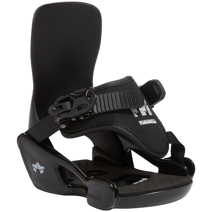 Rome Minishred Snowboard Bindings - Kids Black
