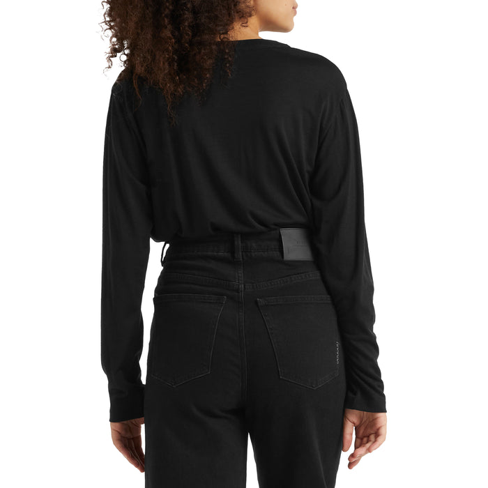 Icebreaker Granary Long-Sleeve T-Shirt - Women's Black