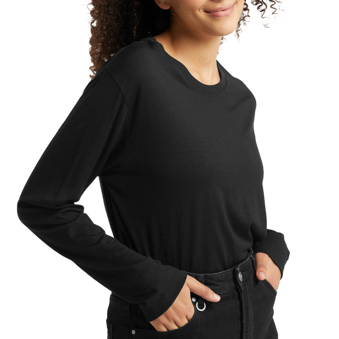 Icebreaker Granary Long-Sleeve T-Shirt - Women's Black