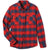 Brixton Bowery Flannel Shirt Aurora Red