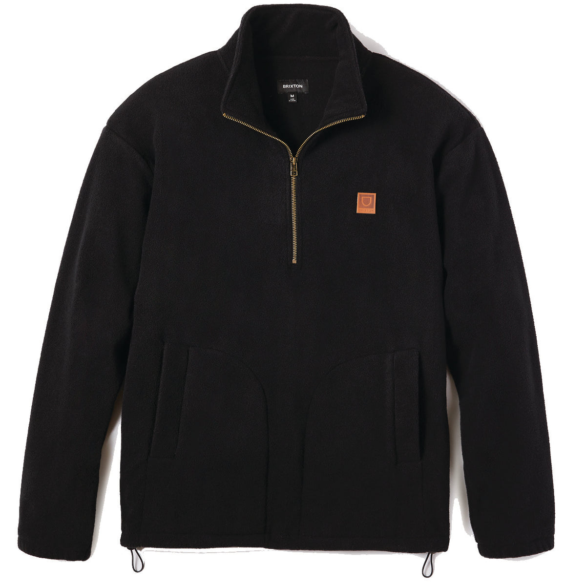 Brixton Beta 1/2 Zip Mock Neck Sweater - Men's Black