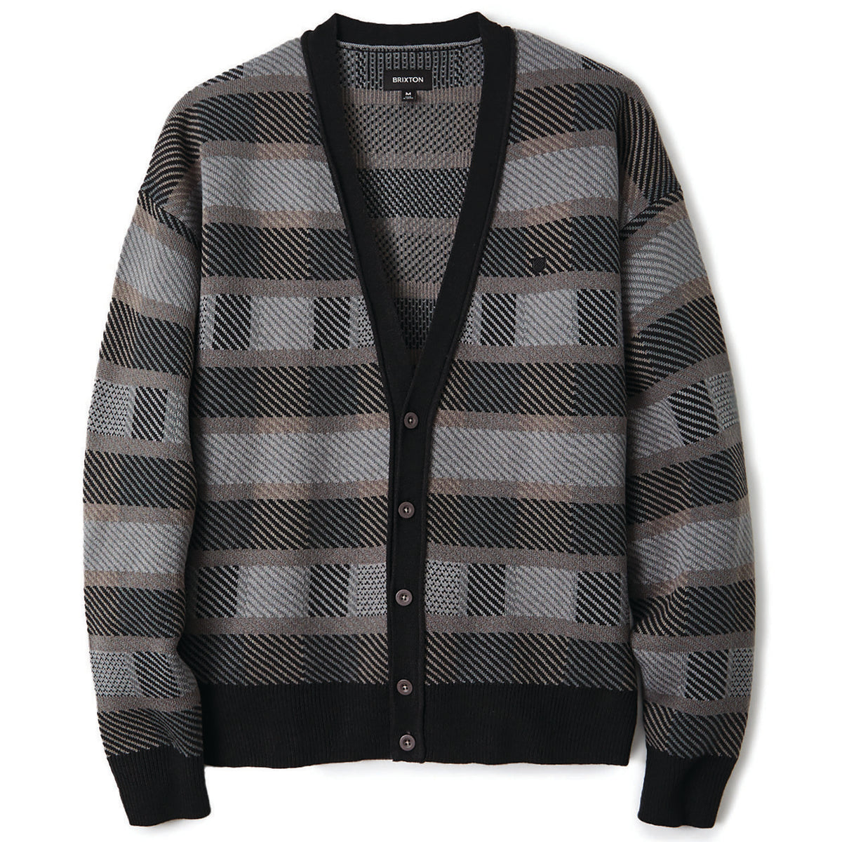 Brixton Empire Cardigan Sweater - Men's Arlo Plaid
