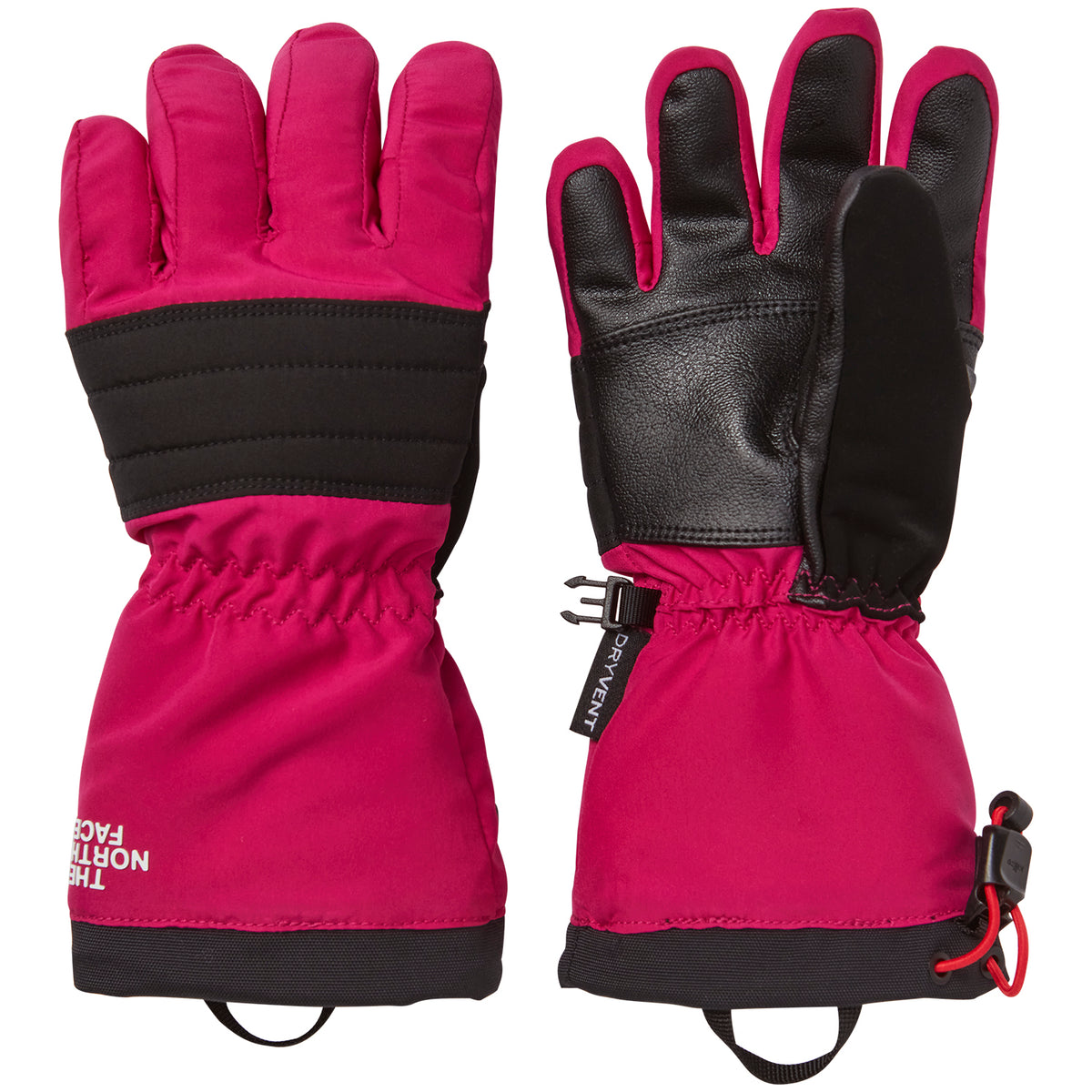 The North Face Montana Gloves - Kids' Fuschia Pink/TNF Black