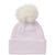 The North Face City Plush Pom Beanie Lavender Fog