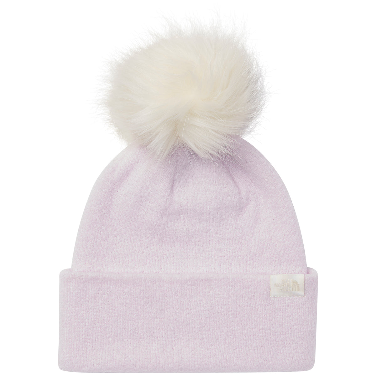 The North Face City Plush Pom Beanie Lavender Fog