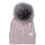 The North Face Oh Mega Fur Pom Beanie - Women's Lavender Fog