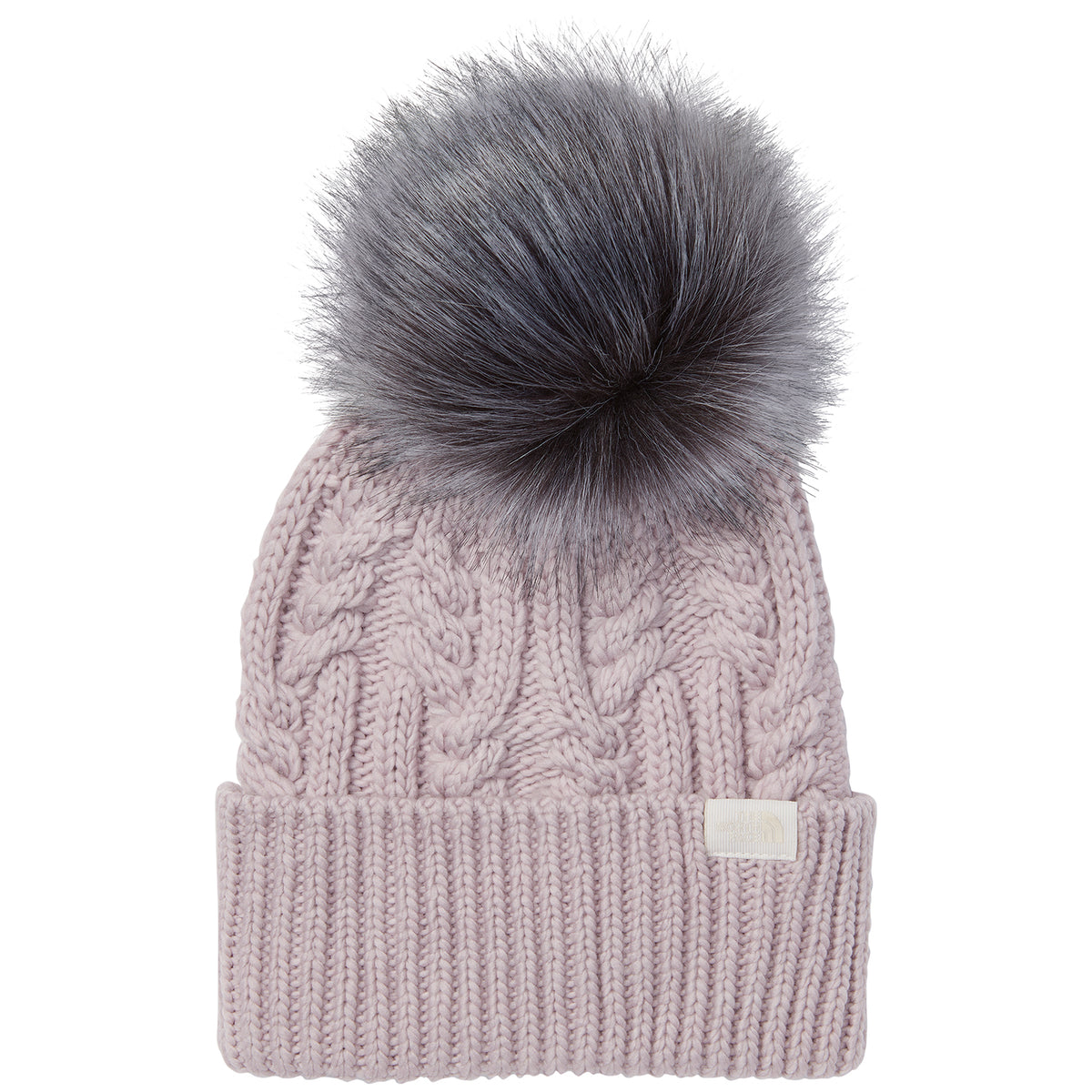 The North Face Oh Mega Fur Pom Beanie - Women's Lavender Fog