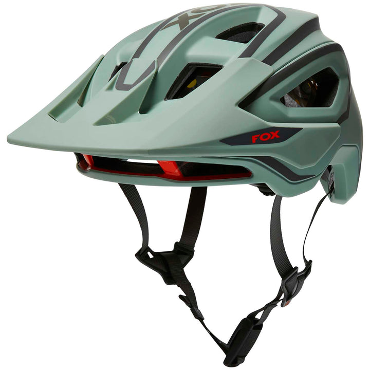 Fox Racing Speedframe Pro Dvide MIPS Bike Helmet Eucalyptus