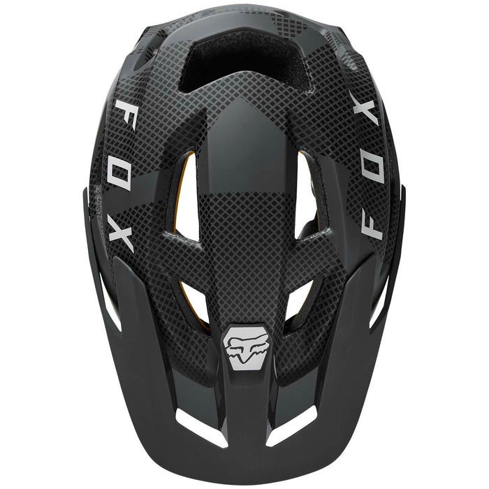 Fox Racing Speedframe Camo Bike Helmet Grey Camo