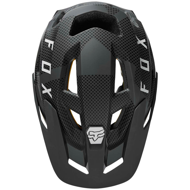 Fox Racing Speedframe Camo Bike Helmet Grey Camo