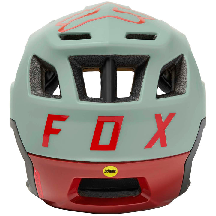 Fox Racing Dropframe Pro MIPS Bike Helmet Eucalyptus